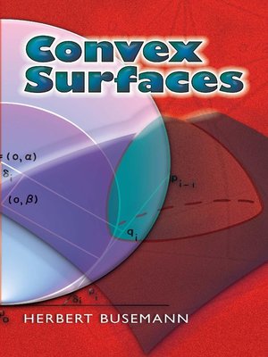 cover image of Convex Surfaces
